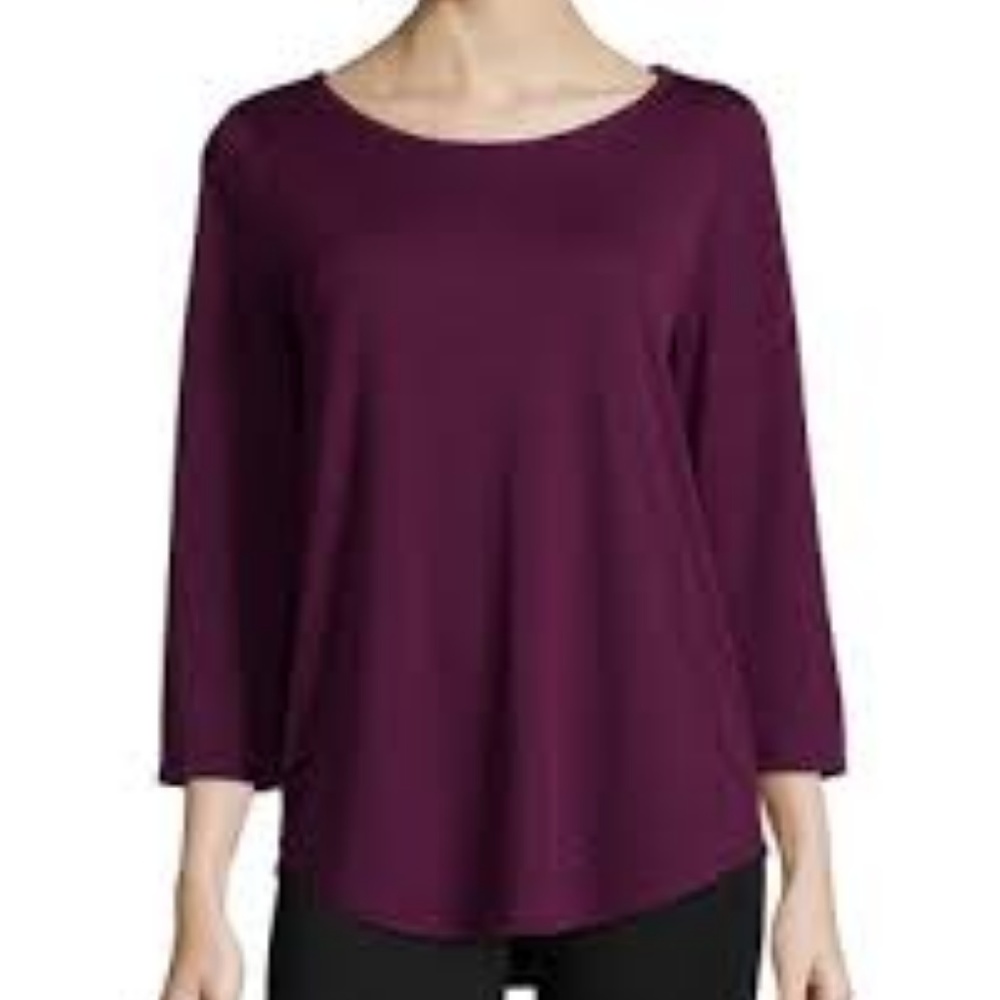 Xersion 3/4 Sleeve Crew Neck T-Shirt